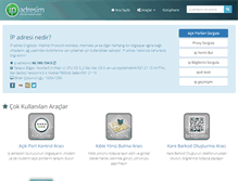 Tablet Screenshot of ip-adresim.net